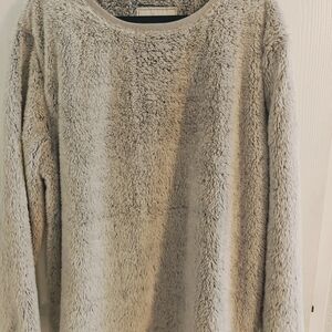 Budweiser Boxercraft Gray Crew Neck Sweater Plush Textured